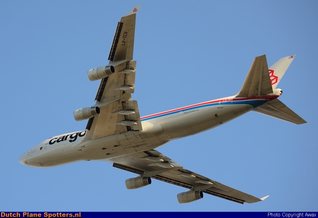 LX-TCV Boeing 747-400 Cargolux by Awax