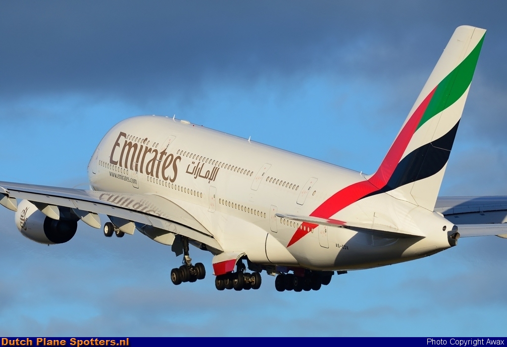 A6-EDV Airbus A380-800 Emirates by Awax
