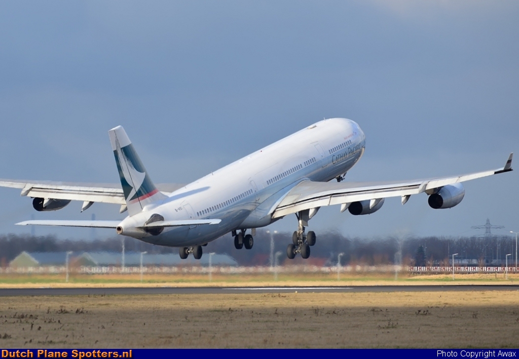 B-HXI Airbus A340-300 Cathay Pacific by Awax