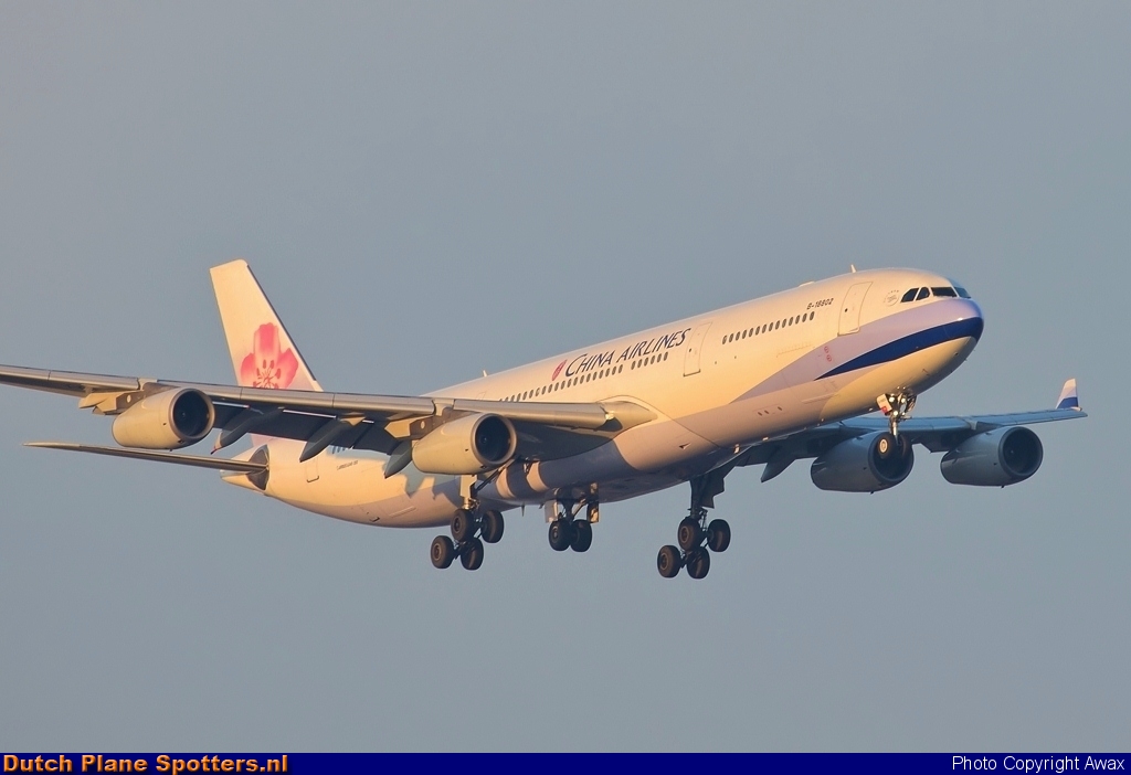 B-18802 Airbus A340-300 China Airlines by Awax