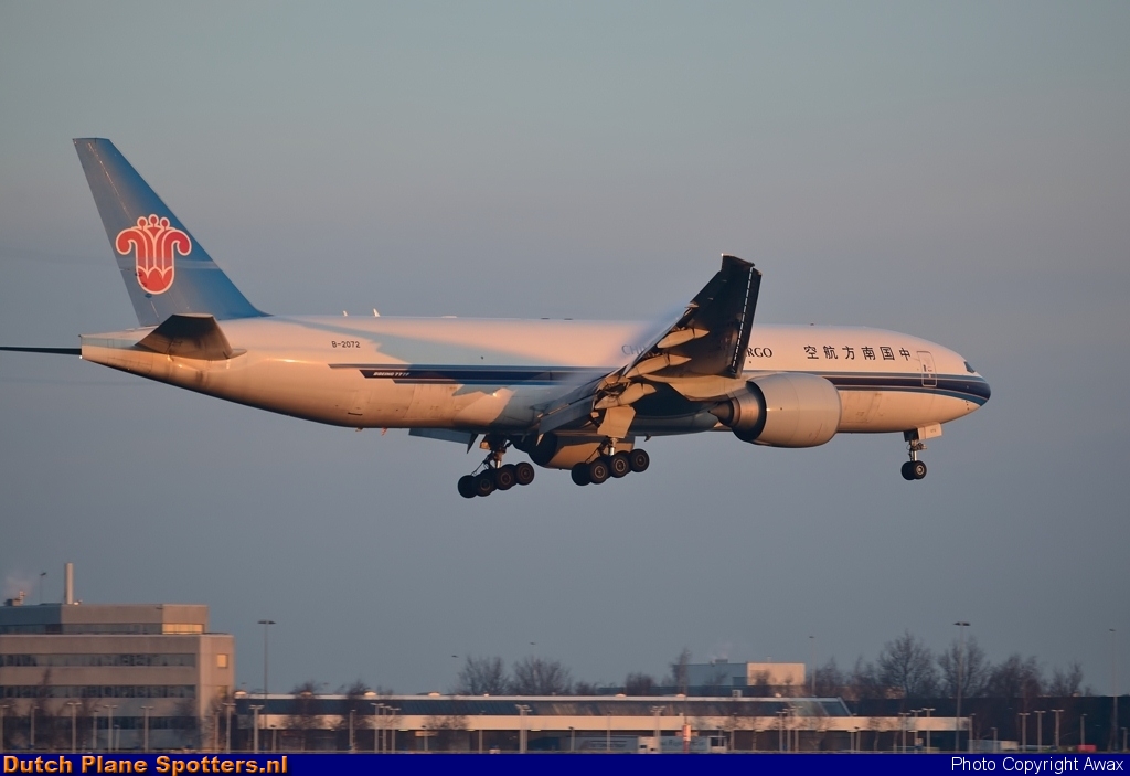 B-2072 Boeing 777-F China Southern Cargo by Awax