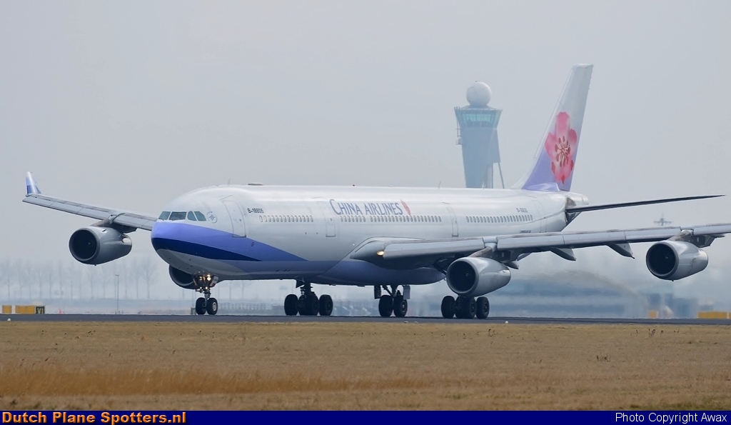 B-18805 Airbus A340-300 China Airlines by Awax