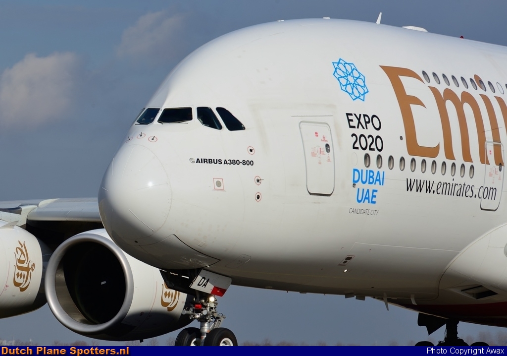 A6-EDA Airbus A380-800 Emirates by Awax