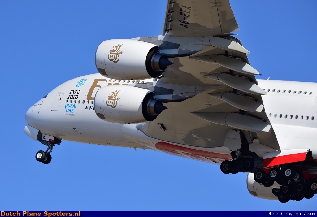 A6-EEA Airbus A380-800 Emirates by Awax