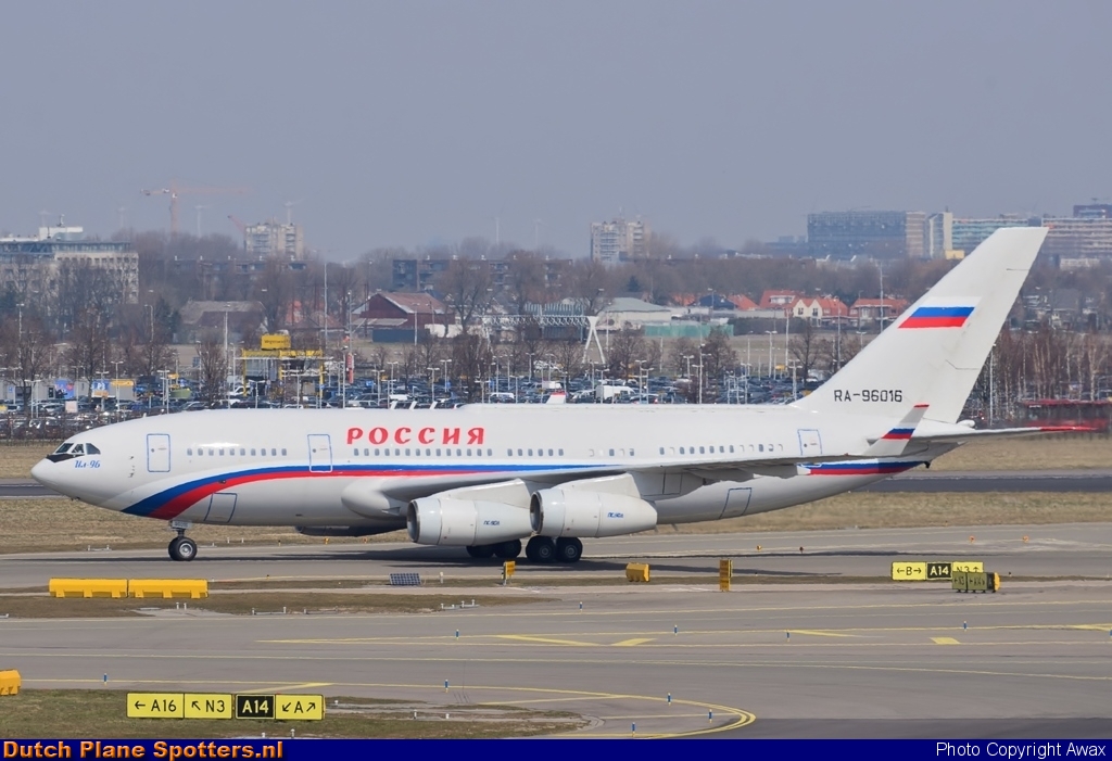 RA-96016 Ilyushin Il-96 Rossiya State Transport by Awax