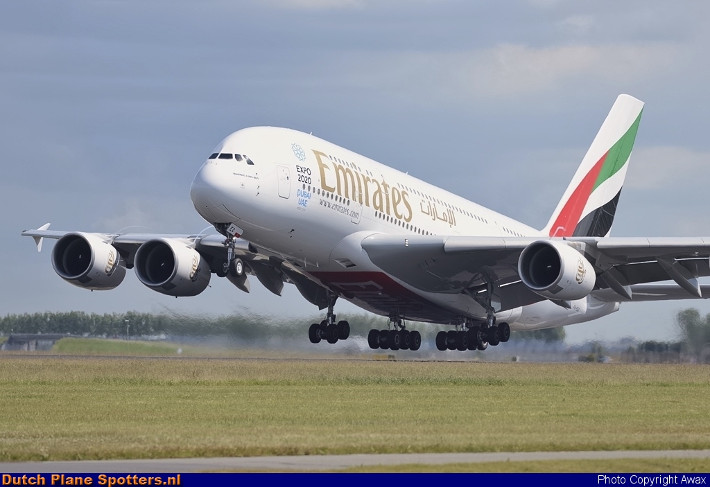A6-EEO Airbus A380-800 Emirates by Awax