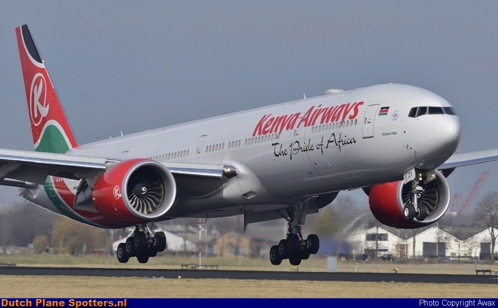 5Y-KZY Boeing 777-300 Kenya Airways by Awax