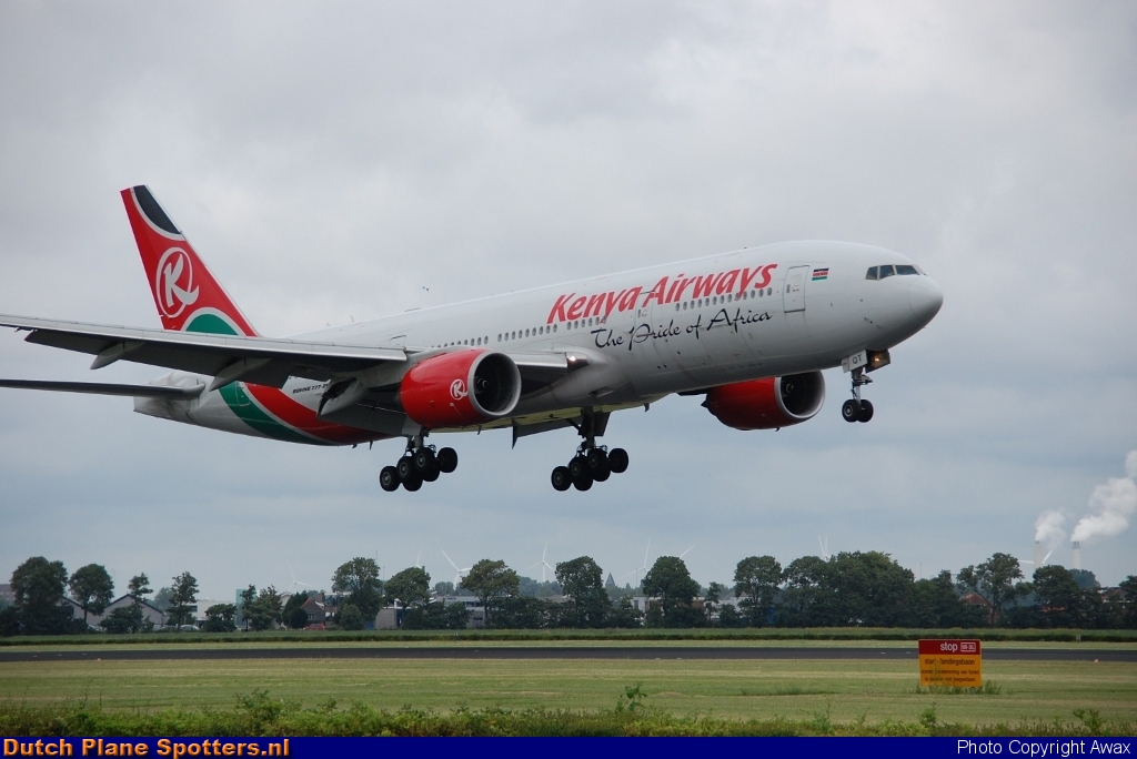 5Y-KQT Boeing 777-200 Kenya Airways by Awax