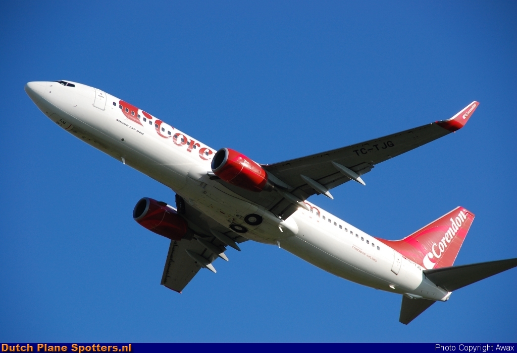 TC-TJG Boeing 737-800 Corendon Airlines by Awax