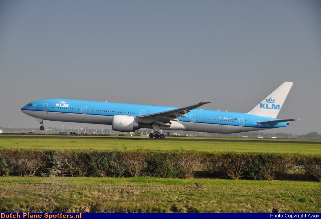 PH-BVB Boeing 777-300 KLM Royal Dutch Airlines by Awax