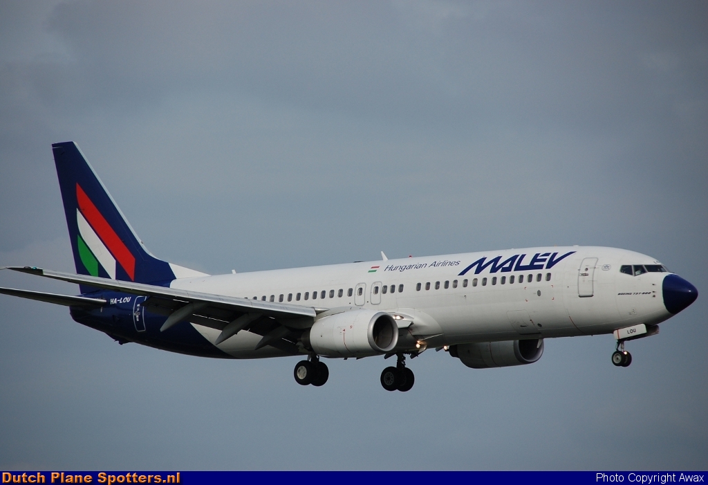 HA-LOU Boeing 737-800 Malev Hungarian Airlines by Awax