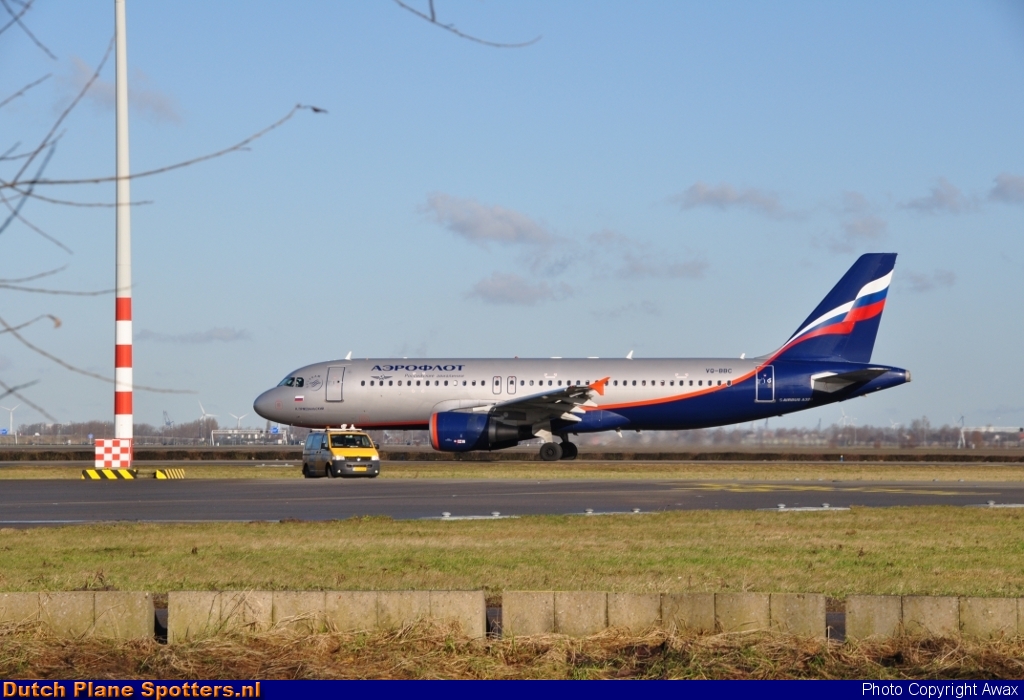 VQ-BBC Airbus A320 Aeroflot - Russian Airlines by Awax