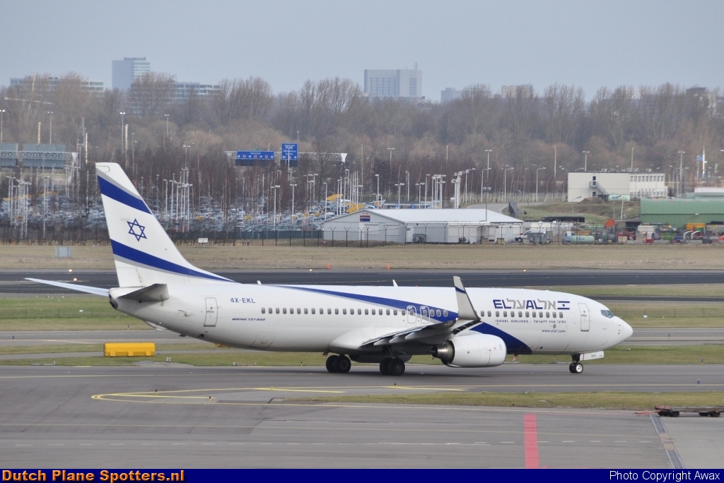 4X-EKL Boeing 737-800 El Al Israel Airlines by Awax