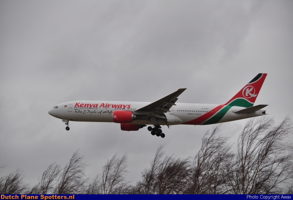 5Y-KQT Boeing 777-200 Kenya Airways by Awax