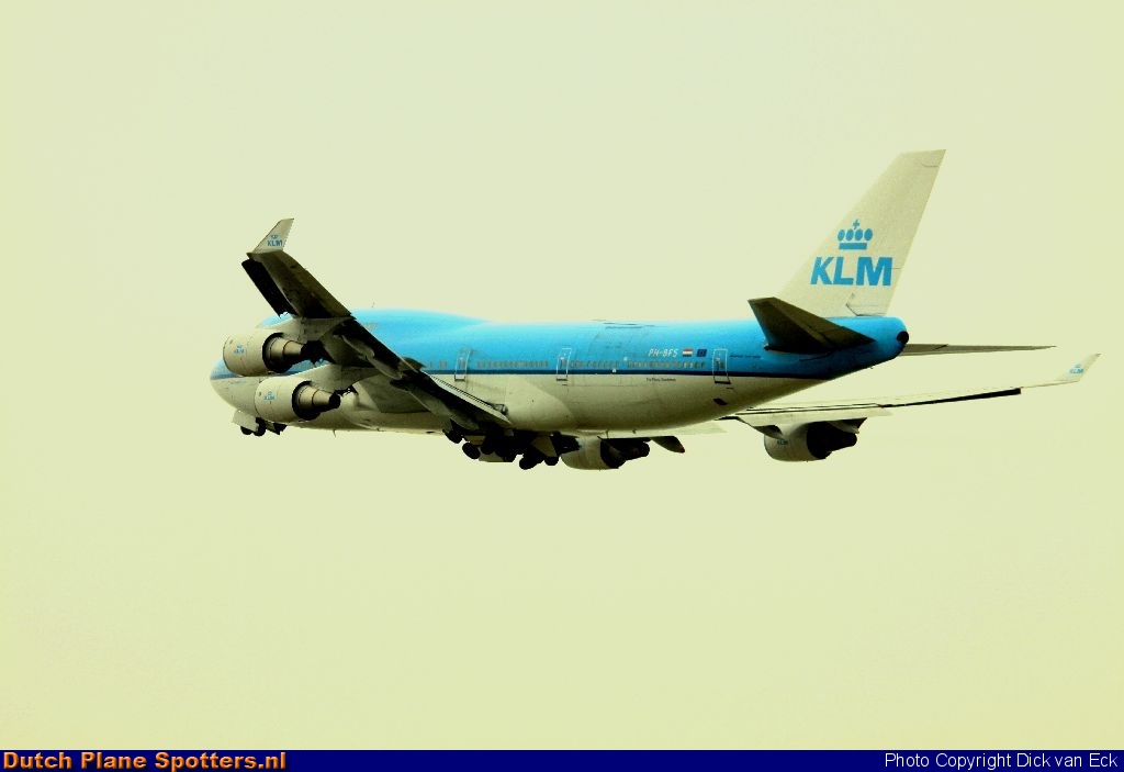 PH-BFS Boeing 747-400 KLM Royal Dutch Airlines by Dick van Eck