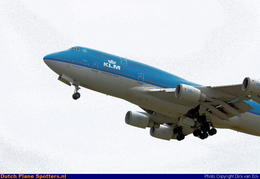 PH-BFS Boeing 747-400 KLM Royal Dutch Airlines by Dick van Eck
