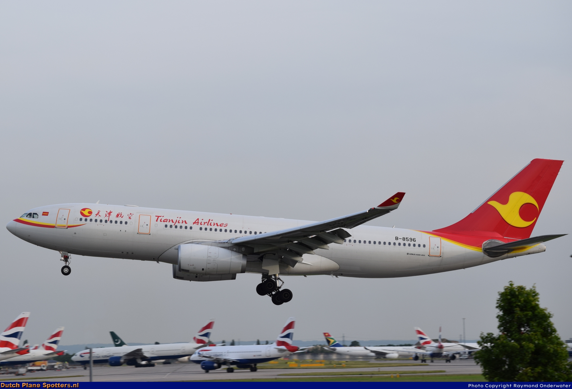 B-8596 Airbus A330-200 Tianjin Airlines by Raymond Onderwater