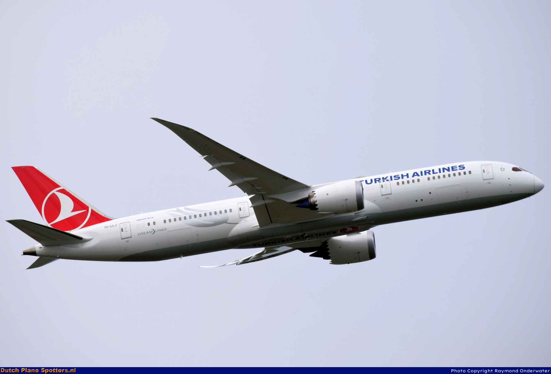 TC-LLJ Boeing 787-9 Dreamliner Turkish Airlines by Raymond Onderwater