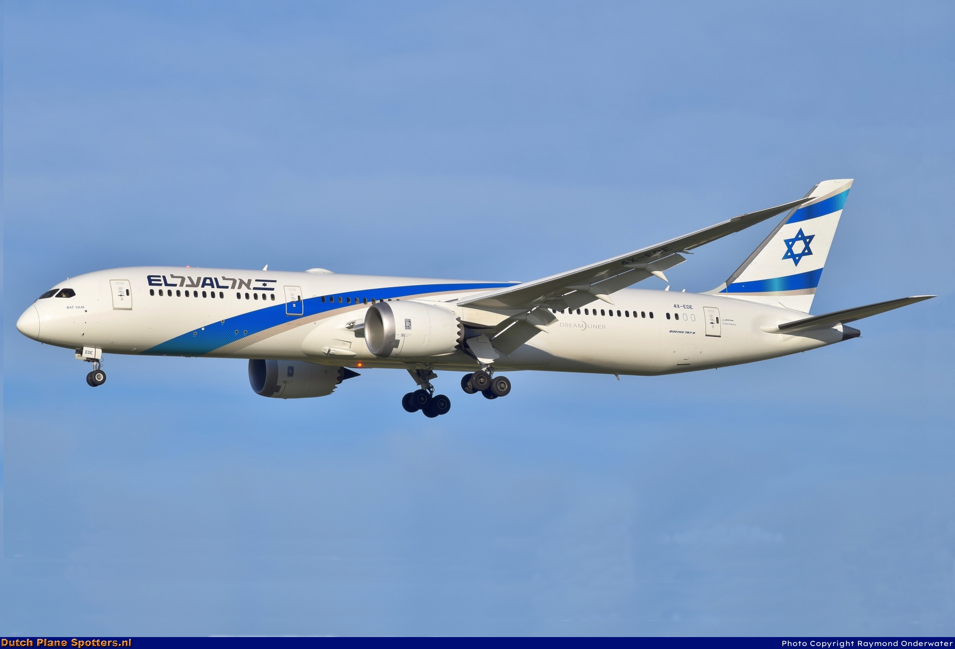 4X-EDE Boeing 787-9 Dreamliner El Al Israel Airlines by Raymond Onderwater