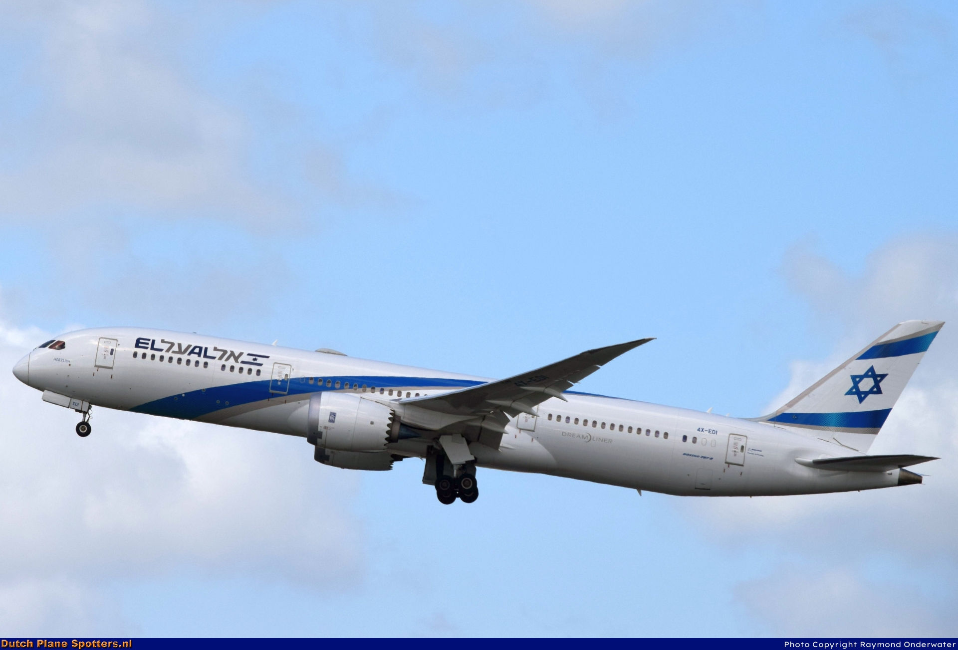 4X-EDI Boeing 787-9 Dreamliner El Al Israel Airlines by Raymond Onderwater