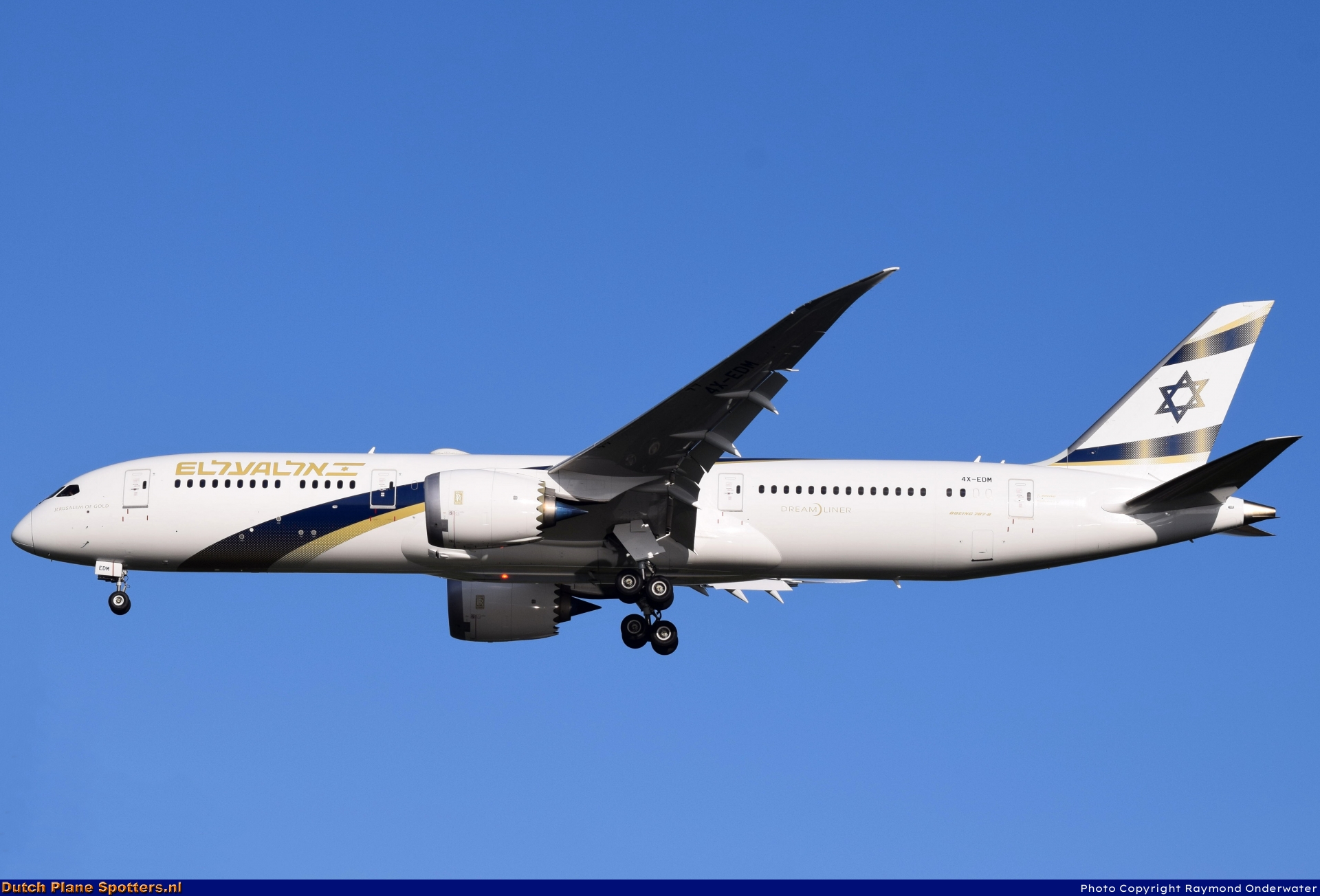 4X-EDM Boeing 787-9 Dreamliner El Al Israel Airlines by Raymond Onderwater