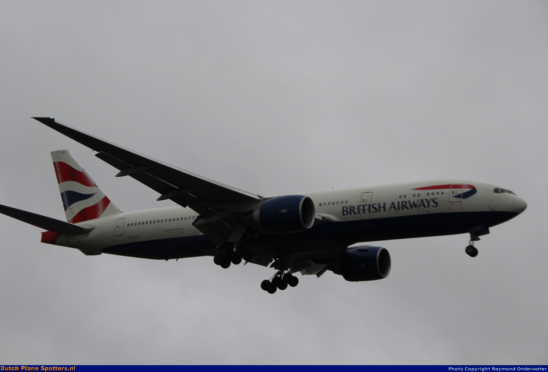 G-VIIX Boeing 777-200 British Airways by Raymond Onderwater