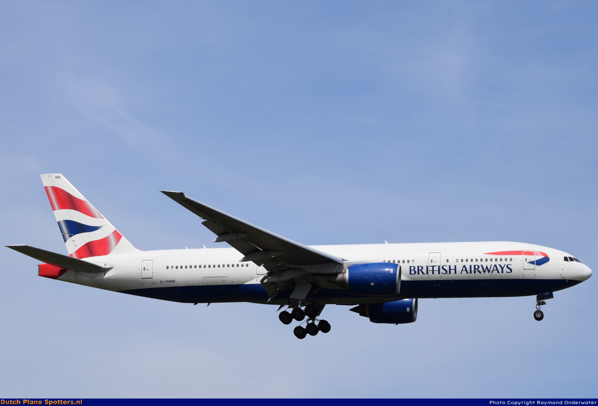 G-YMMB Boeing 777-200 British Airways by Raymond Onderwater