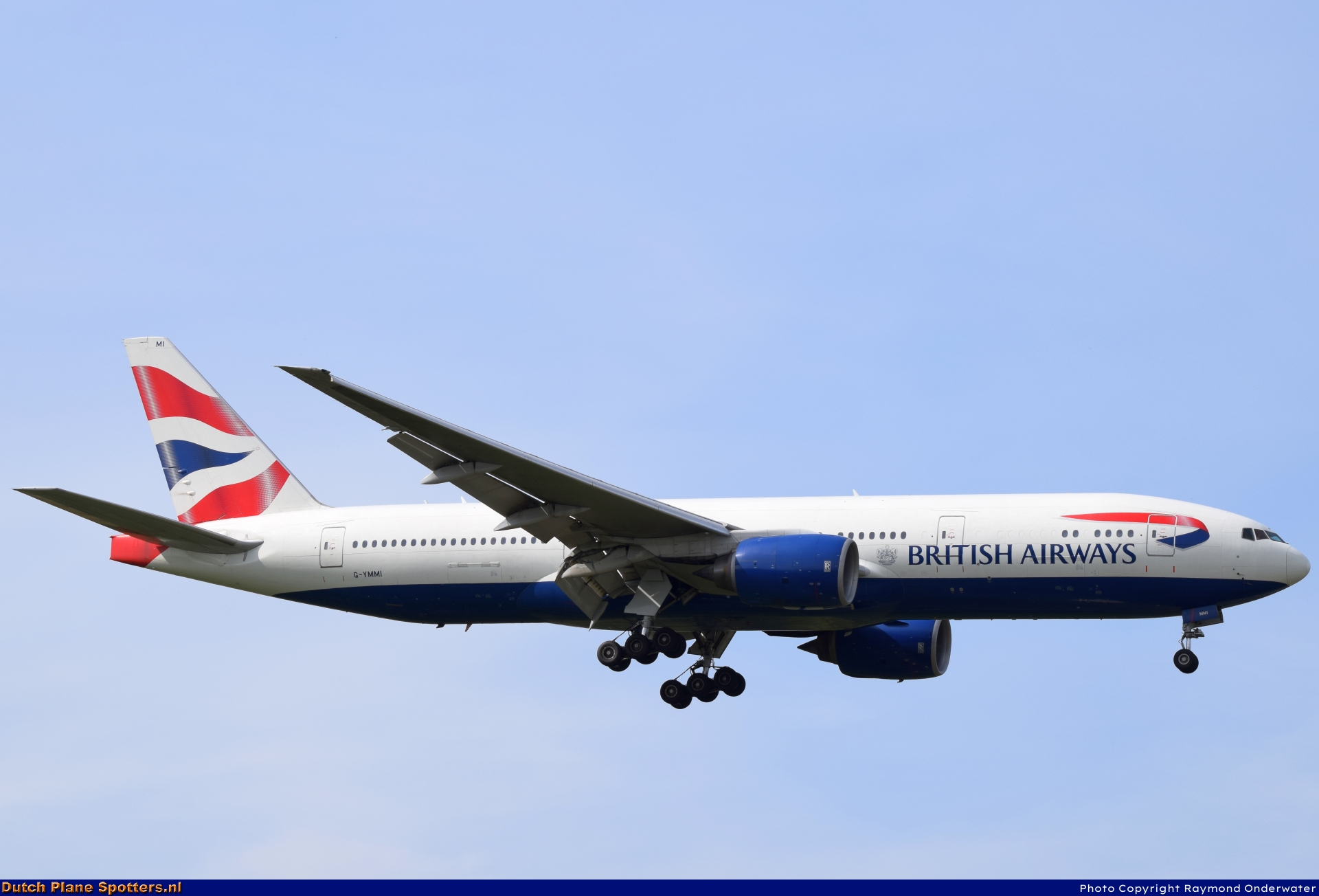G-YMMI Boeing 777-200 British Airways by Raymond Onderwater