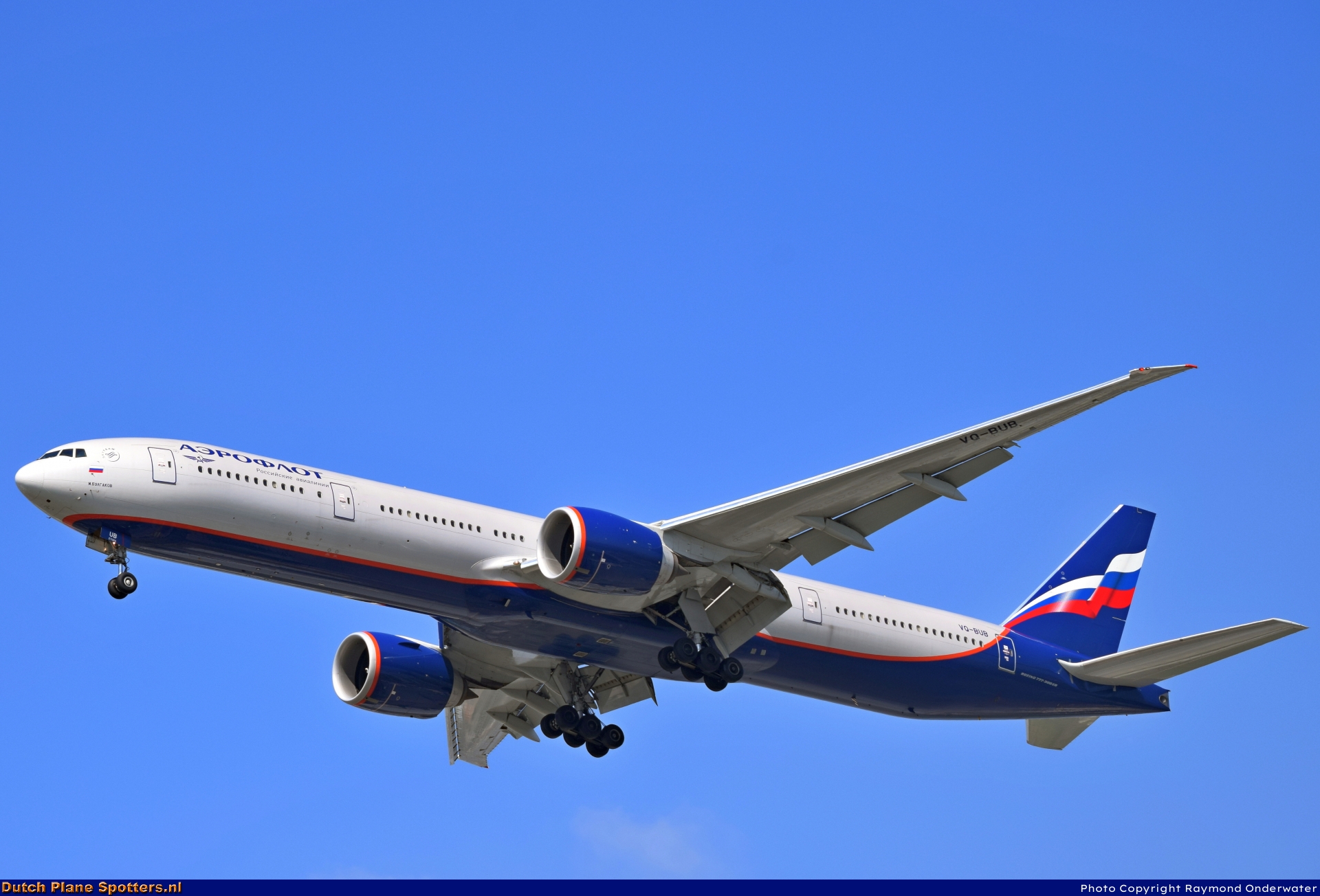 VQ-BUB Boeing 777-300 Aeroflot - Russian Airlines by Raymond Onderwater