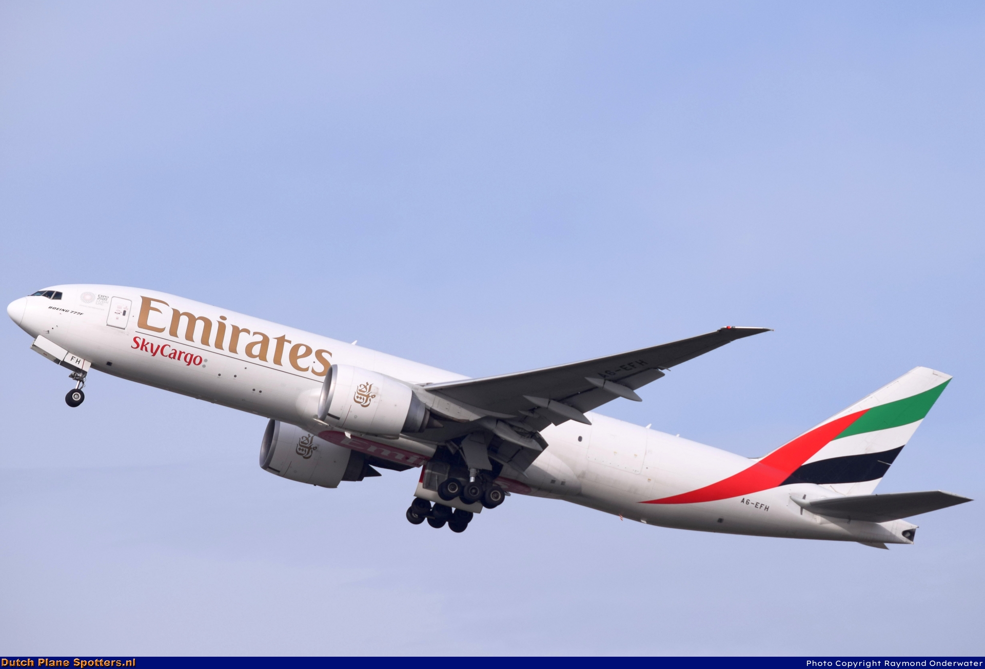 A6-EFH Boeing 777-F Emirates Sky Cargo by Raymond Onderwater