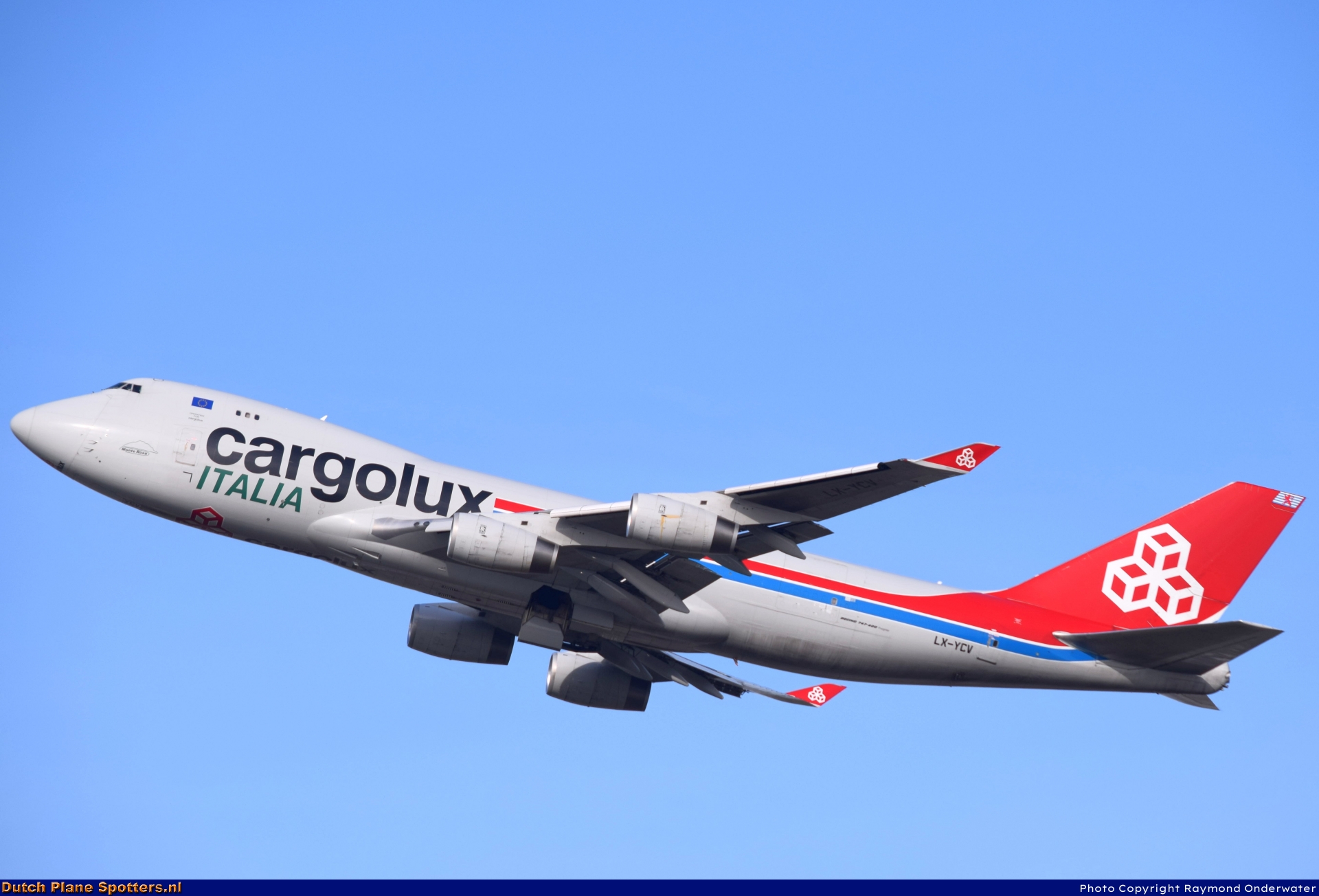 LX-YCV Boeing 747-400 Cargolux Italia by Raymond Onderwater