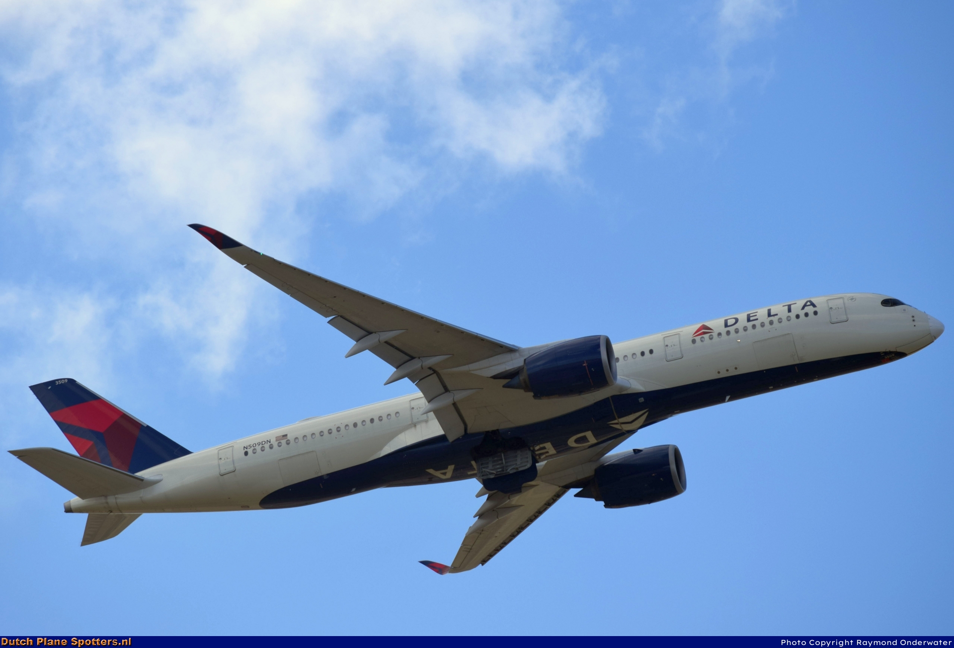 N509DN Airbus A350-900 Delta Airlines by Raymond Onderwater