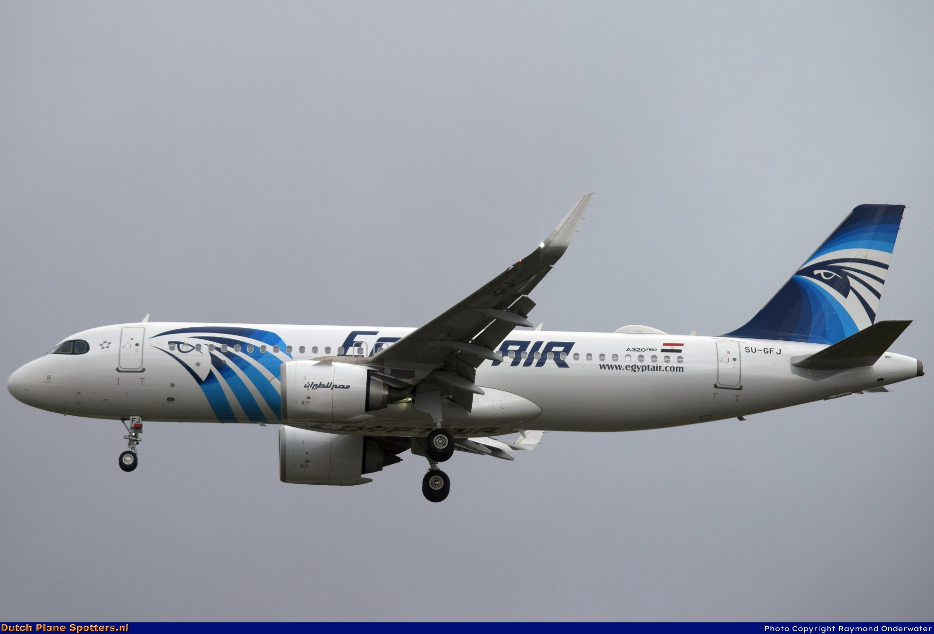 SU-GFJ Airbus A320neo Egypt Air by Raymond Onderwater