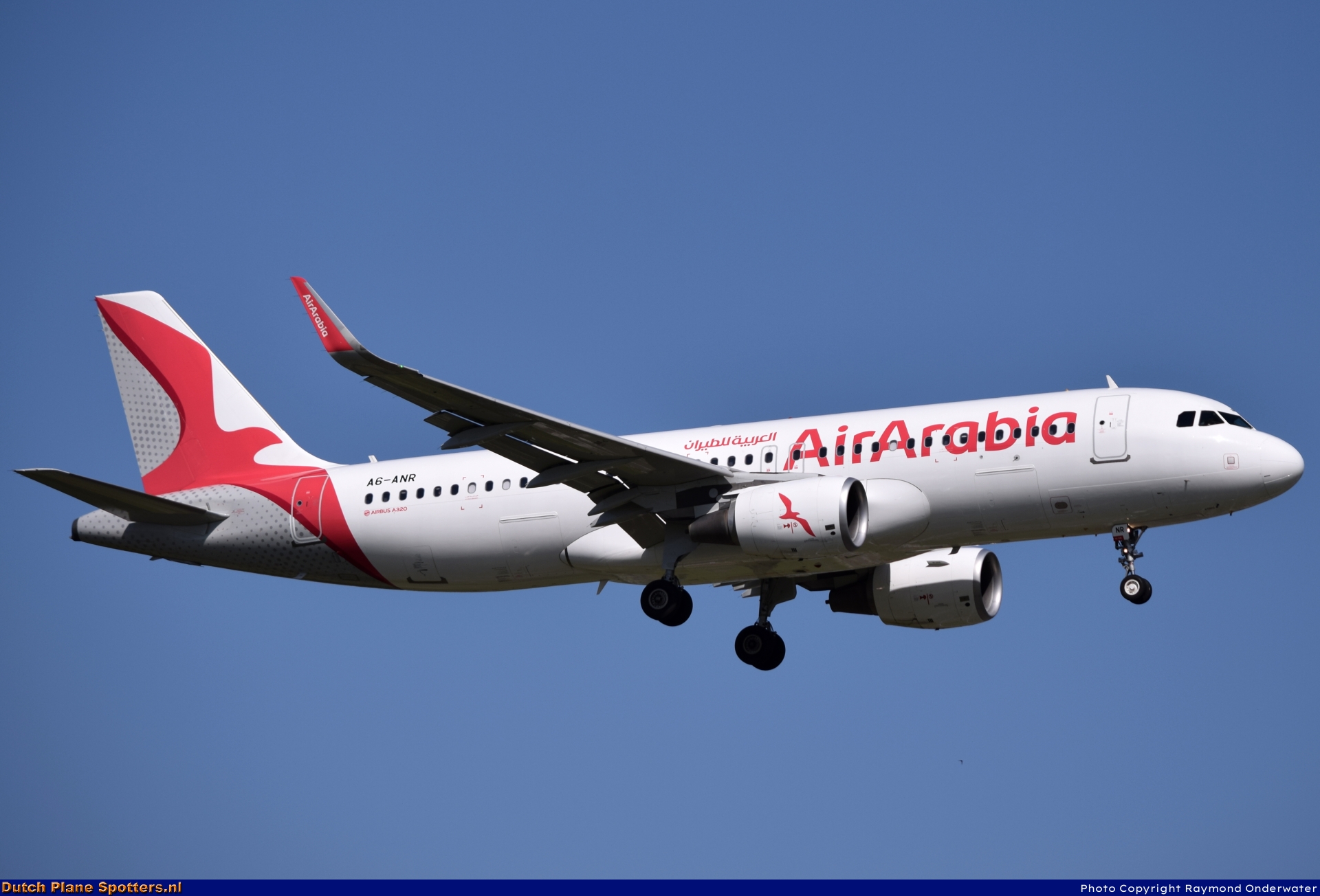 A6-ANR Airbus A320 Air Arabia by Raymond Onderwater