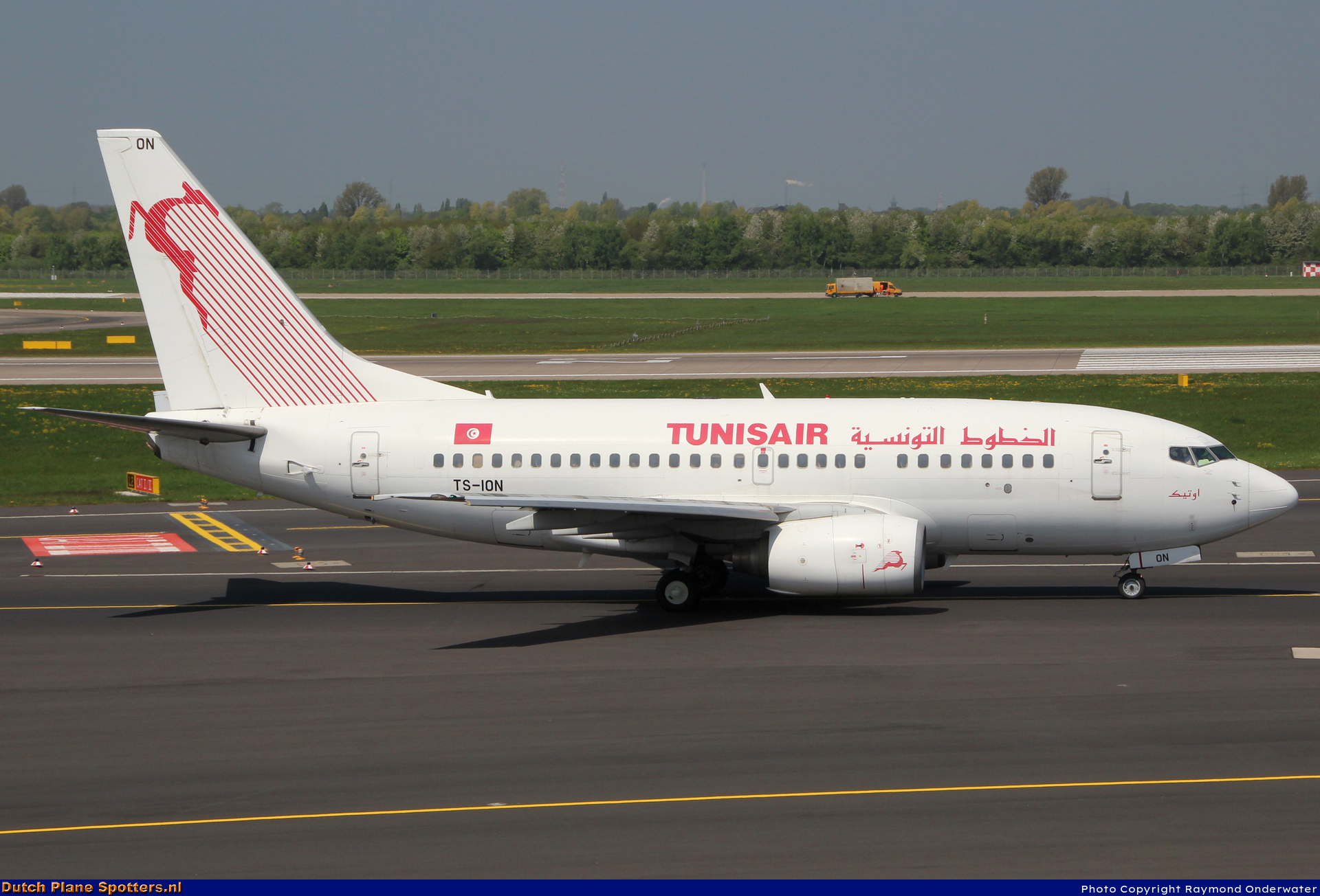 TS-ION Boeing 737-600 Tunisair by Raymond Onderwater