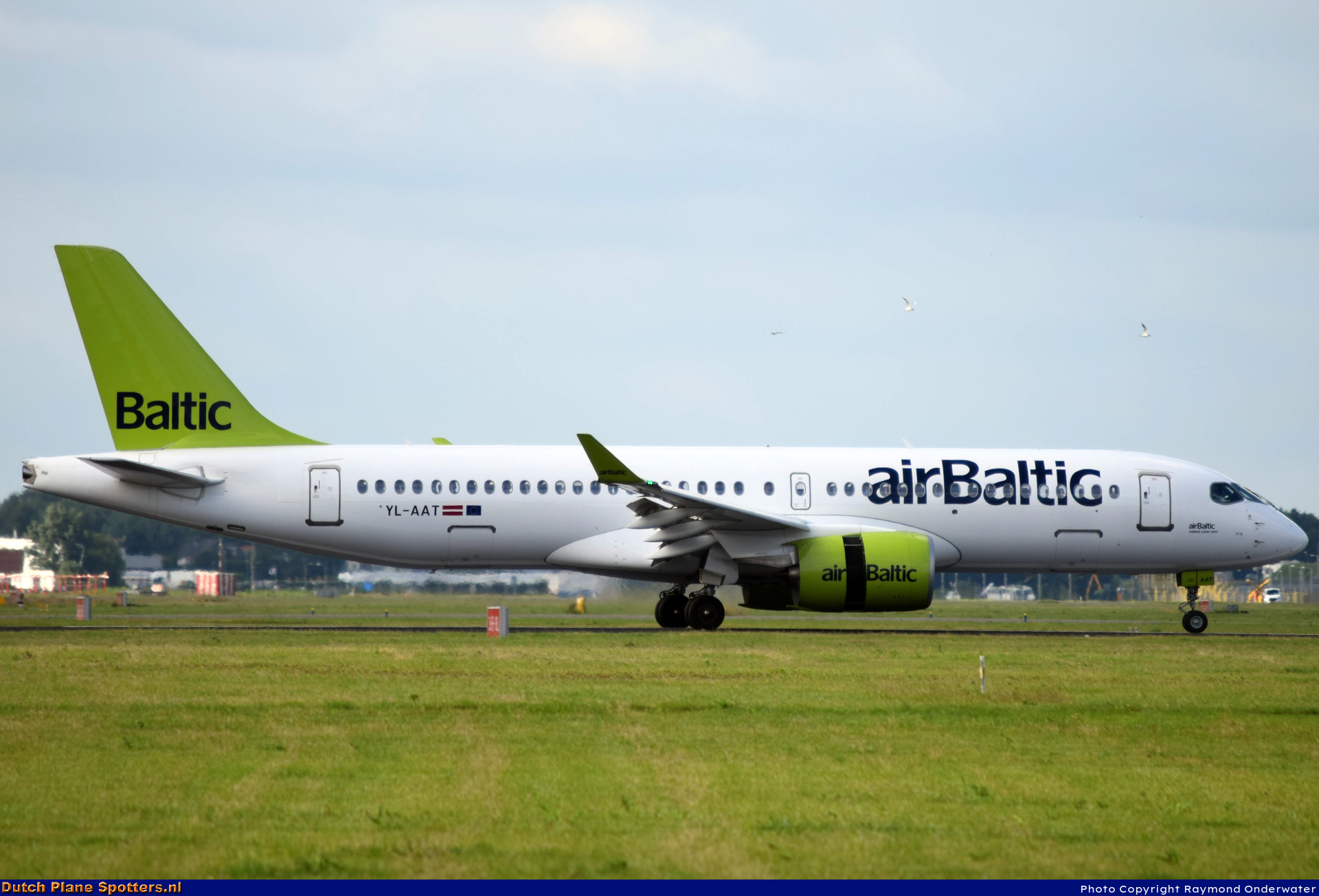 YL-AAT Airbus A220-300 Air Baltic by Raymond Onderwater