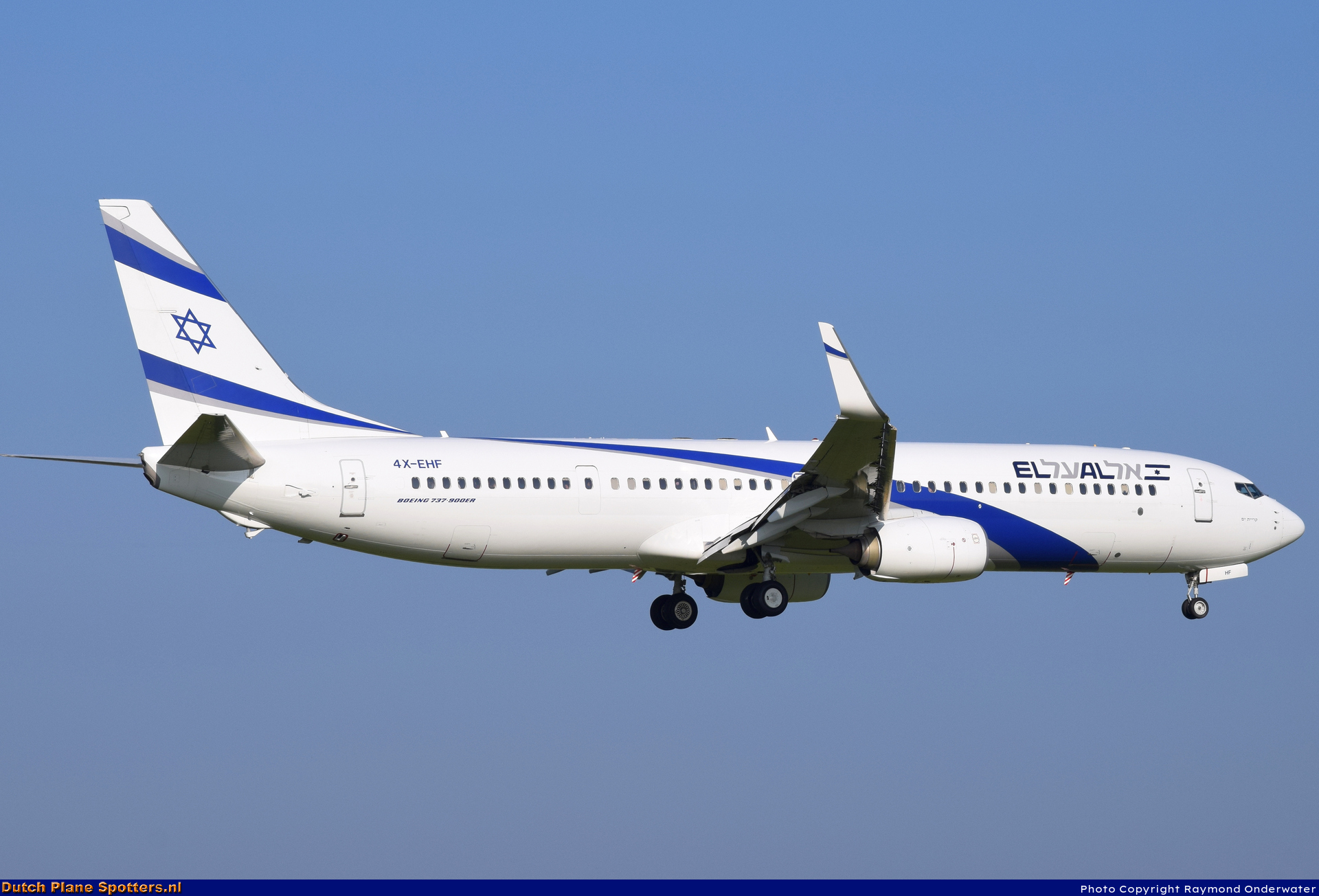 4X-EHF Boeing 737-900 El Al Israel Airlines by Raymond Onderwater