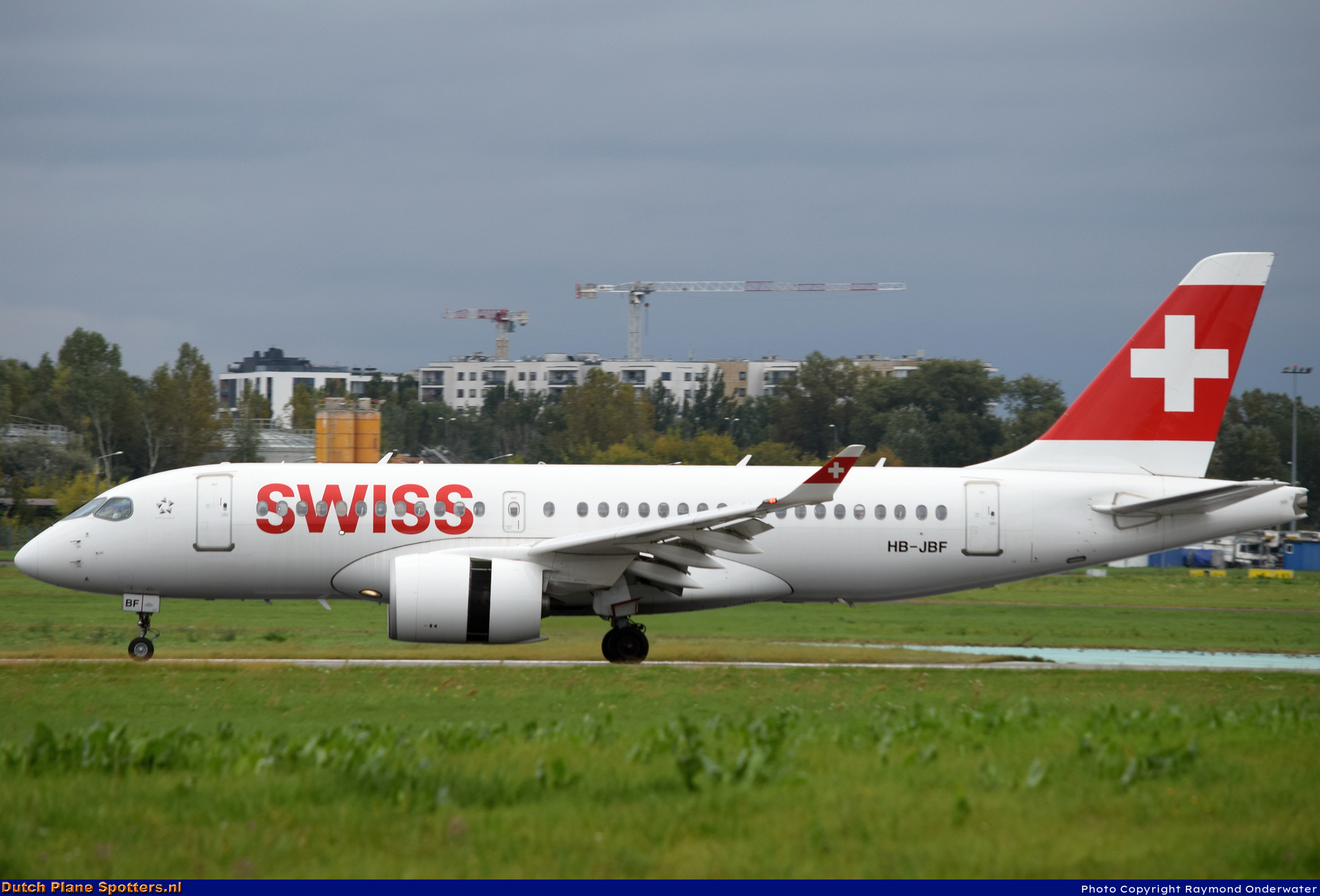HB-JBF Airbus A220-100 Swiss International Air Lines by Raymond Onderwater