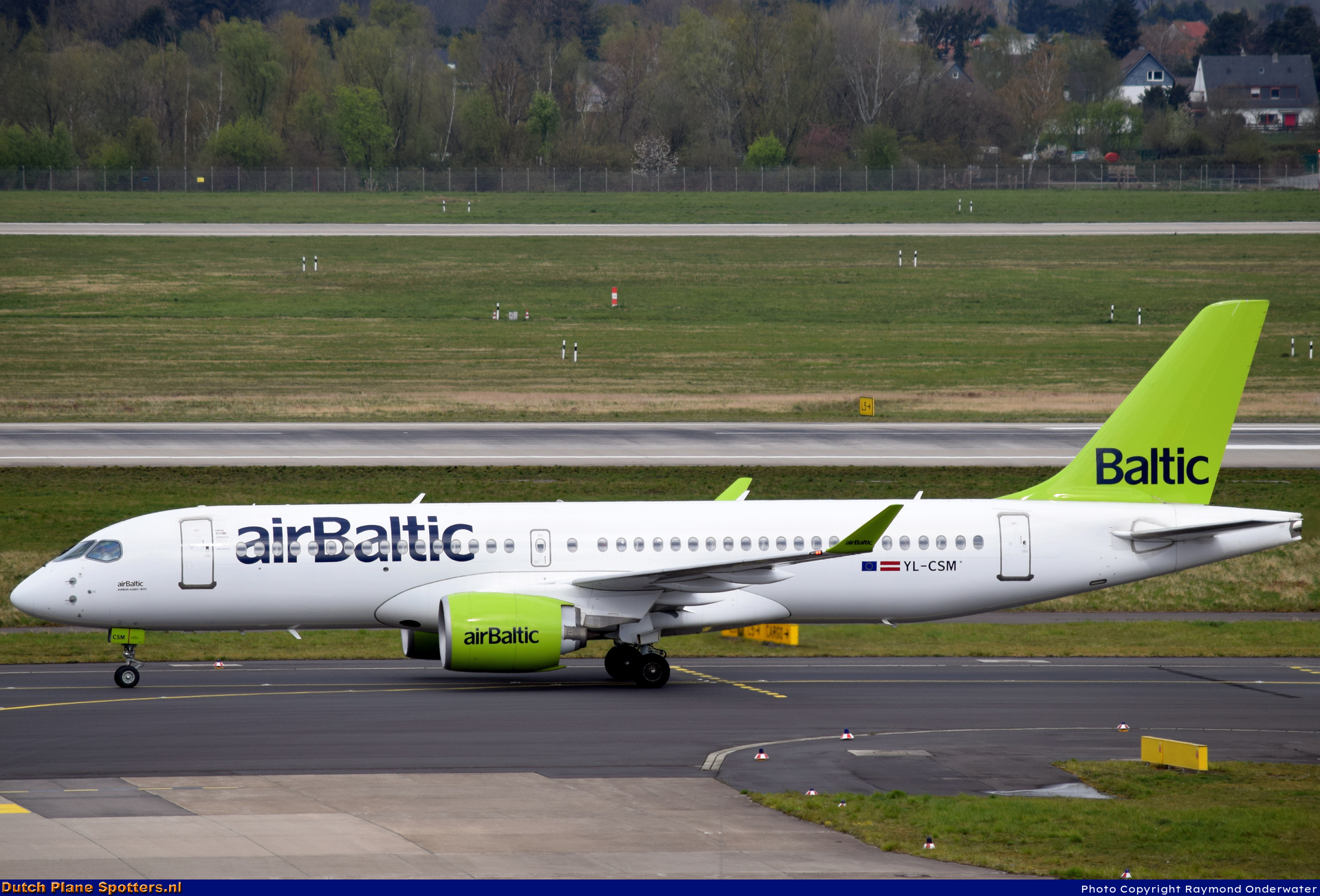YL-CSM Airbus A220-300 Air Baltic by Raymond Onderwater