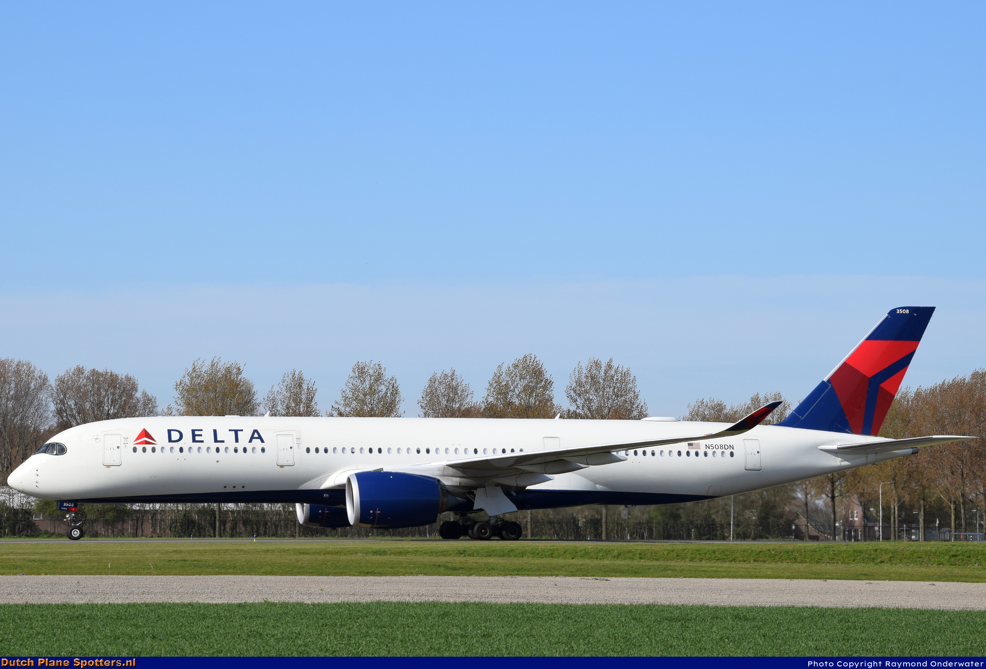 N508DN Airbus A350-900 Delta Airlines by Raymond Onderwater