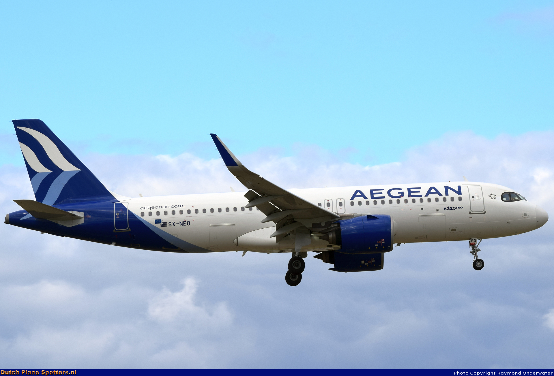 SX-NEO Airbus A320neo Aegean Airlines by Raymond Onderwater