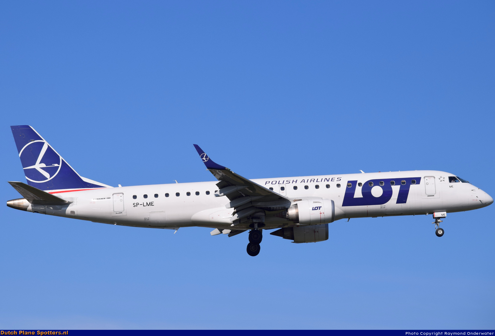 SP-LME Embraer 190 LOT Polish Airlines by Raymond Onderwater