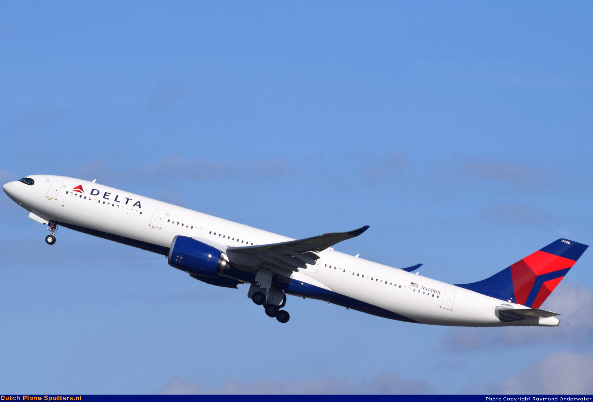 N420DX Airbus A330-900neo Delta Airlines by Raymond Onderwater