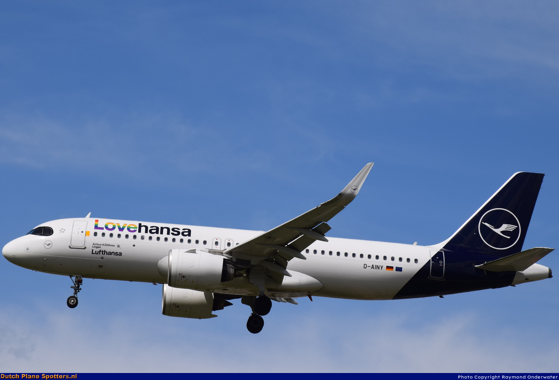 D-AINY Airbus A320neo Lufthansa by Raymond Onderwater