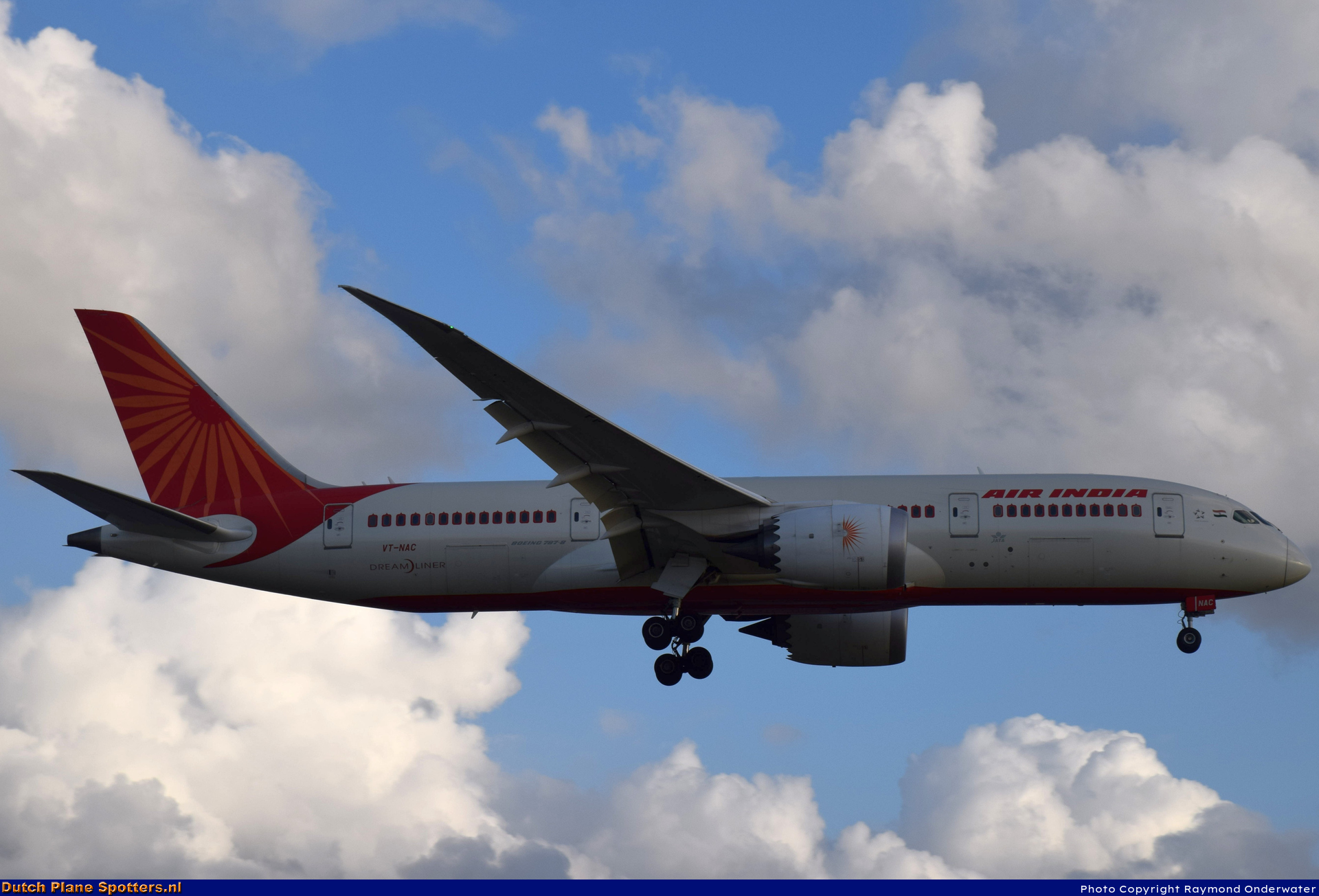 VT-NAC Boeing 787-8 Dreamliner Air India by Raymond Onderwater