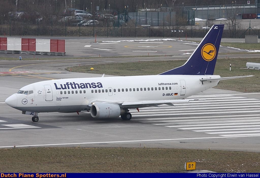 D-ABJC Boeing 737-500 Lufthansa by Erwin van Hassel