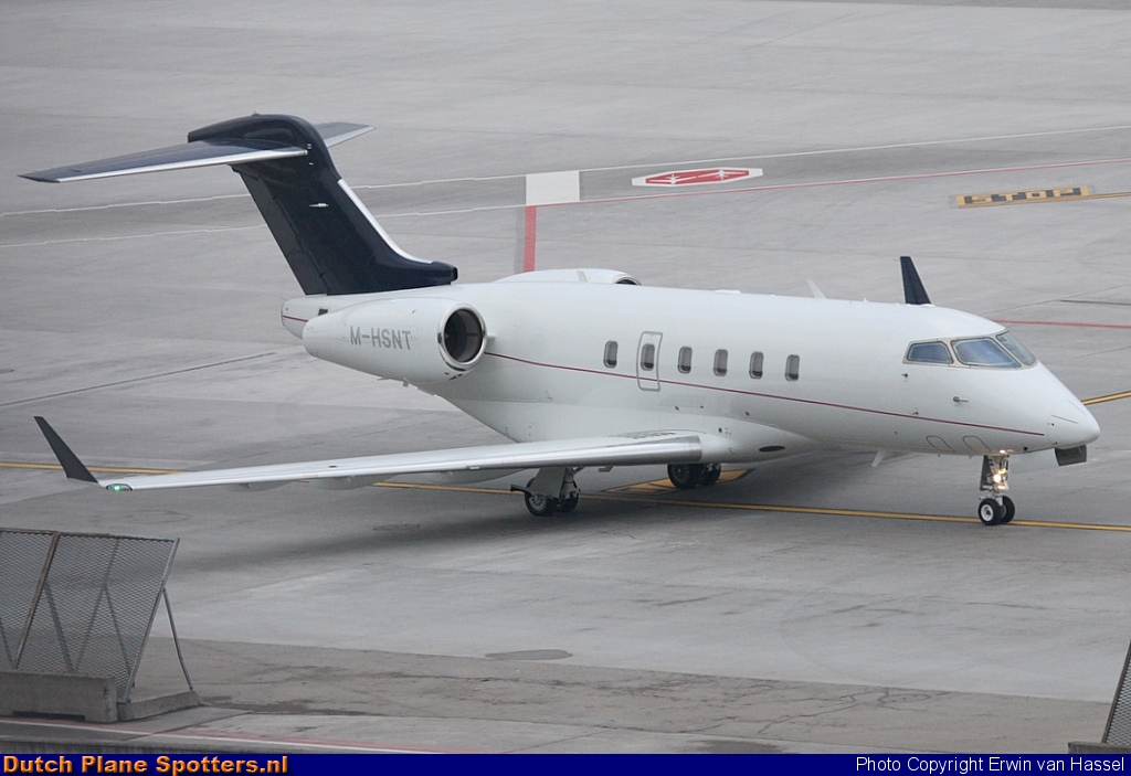 M-HSNT Bombardier BD-100 Challenger 300 Alliance Air by Erwin van Hassel