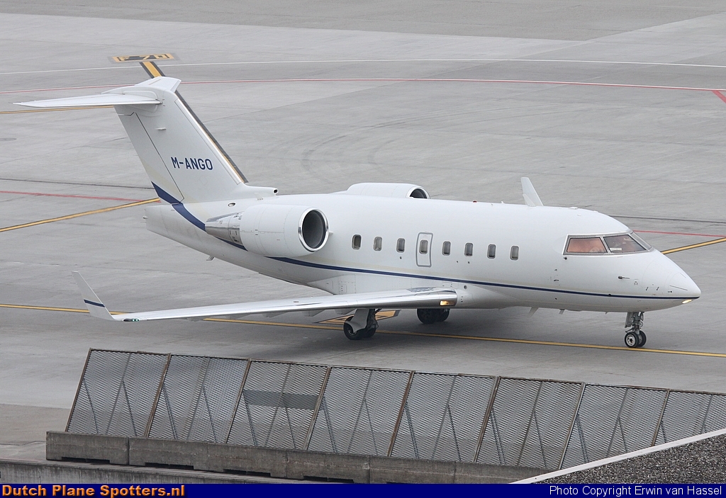 M-ANGO Bombardier Challenger 600 Private by Erwin van Hassel