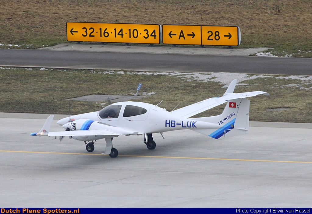 HB-LUK Diamond DA-42 Twin Star Horizon - Swiss Flight Academy by Erwin van Hassel