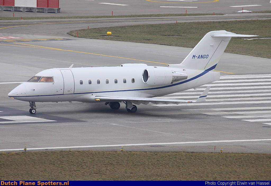 M-ANGO Bombardier Challenger 600 Private by Erwin van Hassel